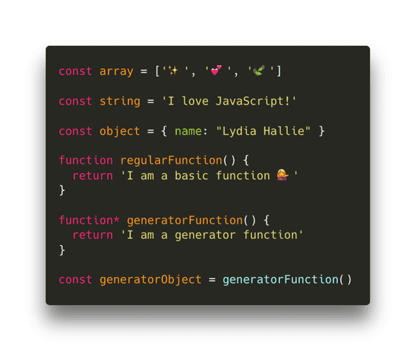 iterator code